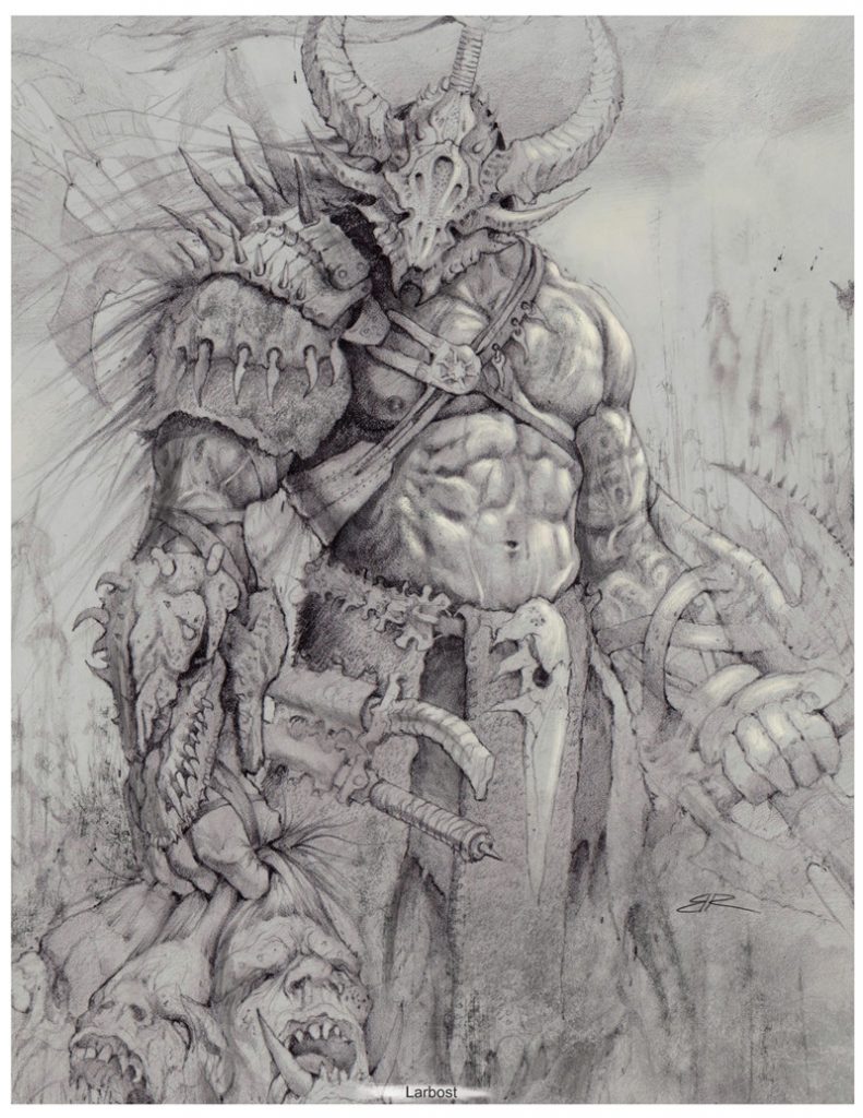 黑暗系欧美怪物原画插画合集acg图包网