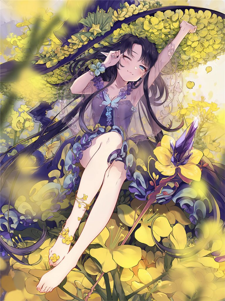 动漫二次元精灵少女壁纸图包原画插画素材p站同人图合集