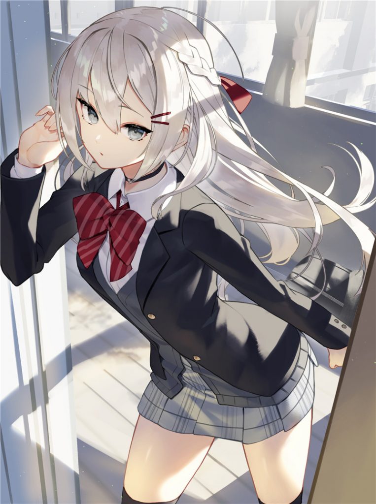 日系校园西式制服动漫校服图集原画壁纸