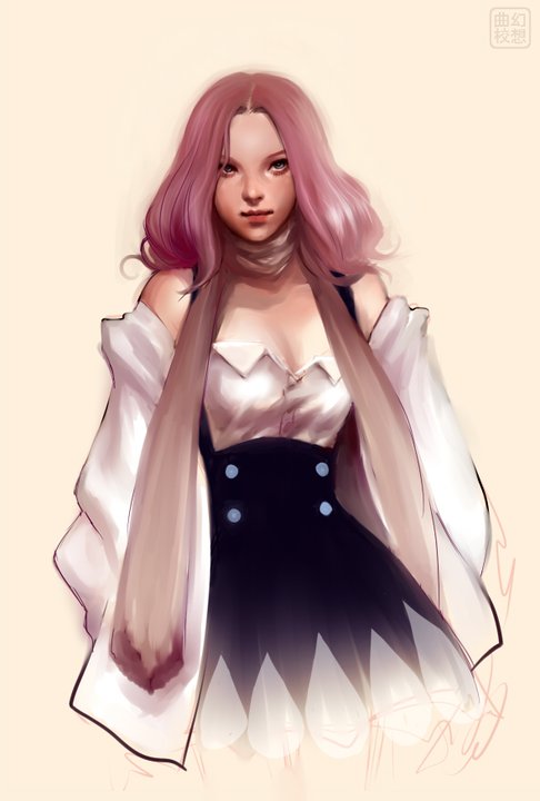 [345P]新西兰画师jamsin哥特萝莉洋服原画插画图片素材[ACG图包网]