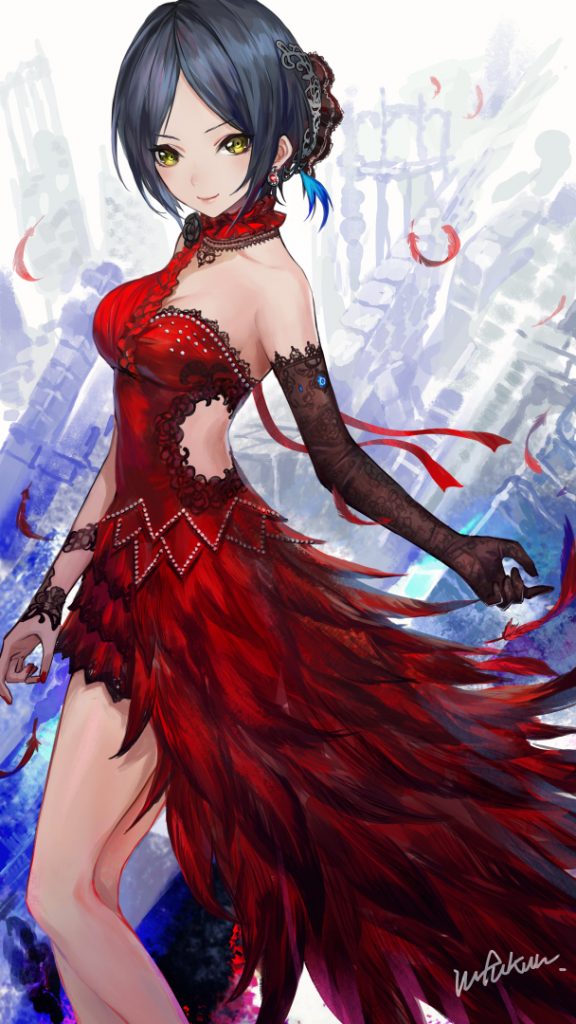 动漫二次元少女各类裙装裙子主题图集原画插画CG壁纸美术图片素材
