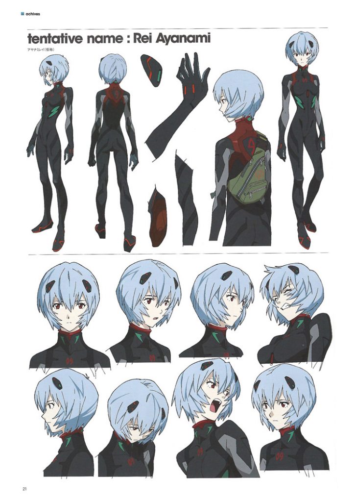 动漫EVA原画美术资料设计集机体概念设定集画集线稿手稿图片素材