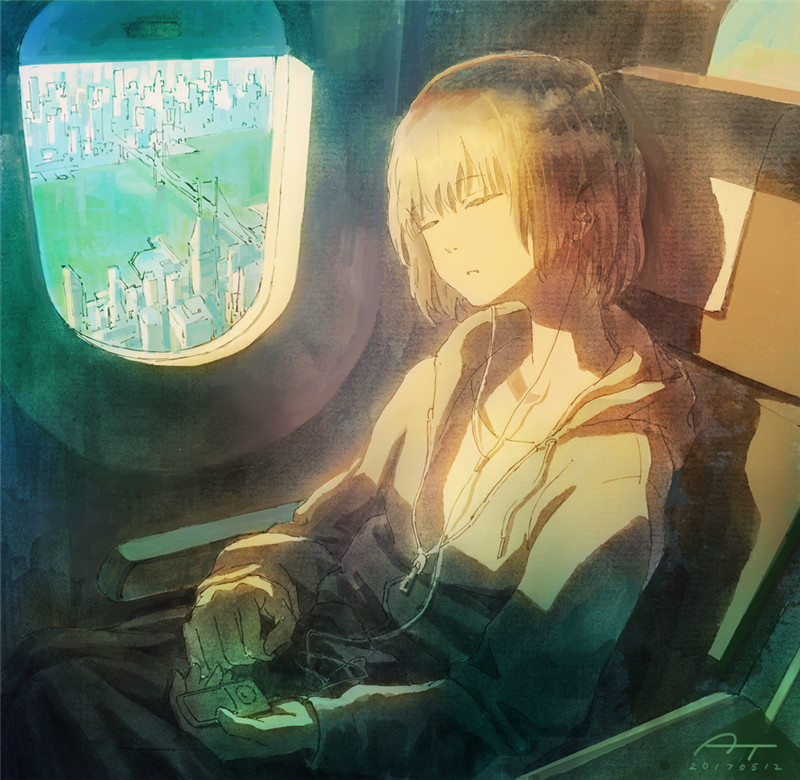 少女睡颜壁纸图包原画插画素材P站同人图合集动漫图