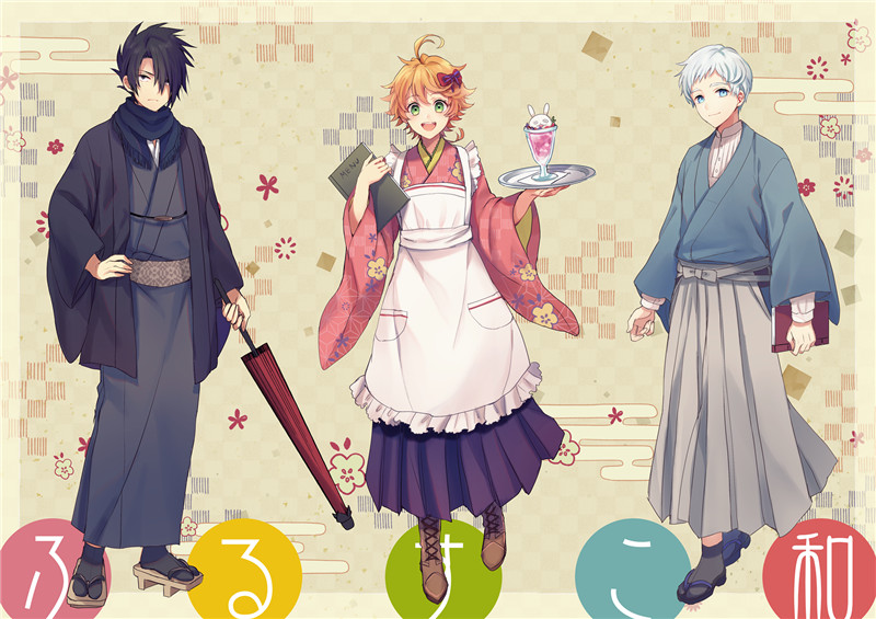 动漫约定的梦幻岛壁纸图包原画插画素材P站同人图合集