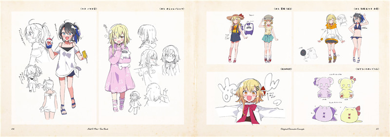 Null&Peta设定集-人物角色场景设定资料集原画插画[44P]