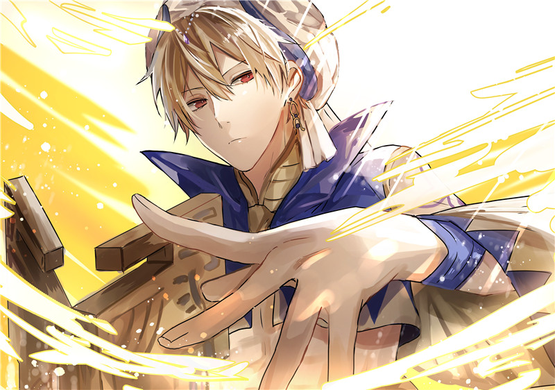 fate金闪闪吉尔伽美什壁纸图包原画插画素材P站同人图合集