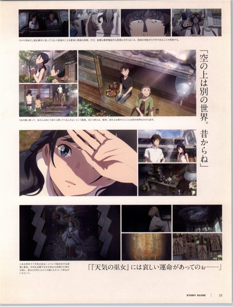 新海诚天气之子公式设定集资料画集