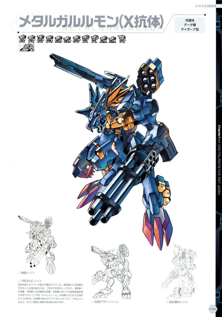 数码暴龙(デジタルモンスター) ART BOOK Ver.X设定集