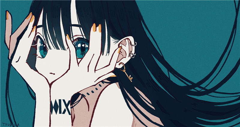 P站画师九十九円作品图包合集 简约画风原画插画 pid40606339