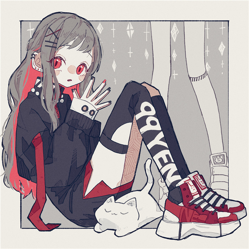 P站画师九十九円作品图包合集 简约画风原画插画 pid40606339