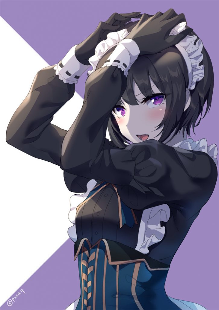 偶像大师系列白雪千叶壁纸图包原画插画素材P站同人图合集