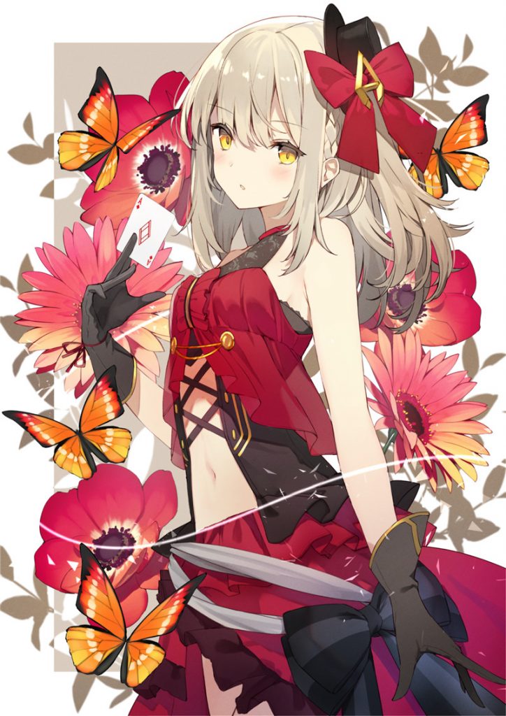 动漫花与少女壁纸图包原画插画素材P站同人图合集