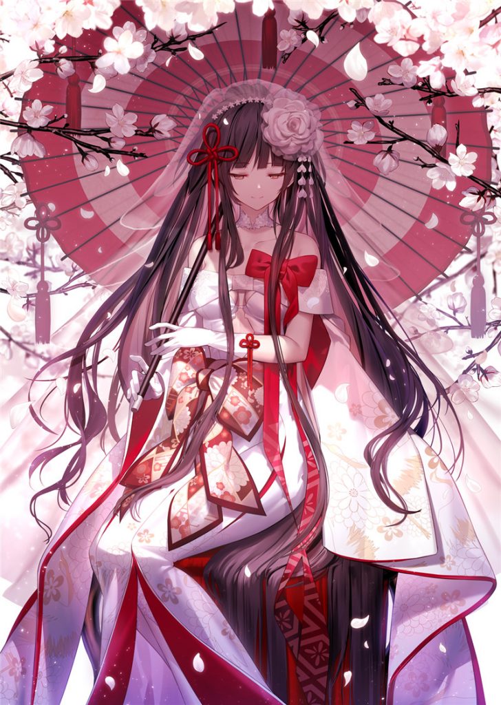 动漫花与少女壁纸图包 – ACG图包网