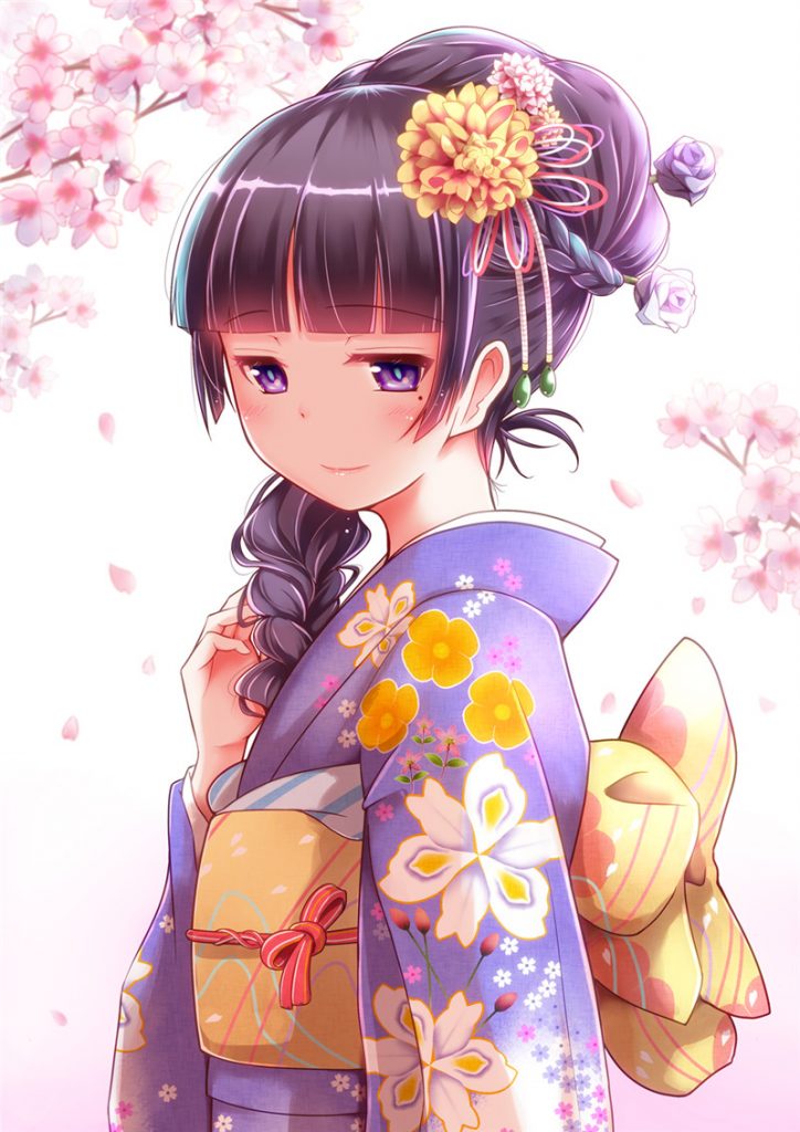 动漫俺妹壁纸图包原画插画素材P站同人图合集