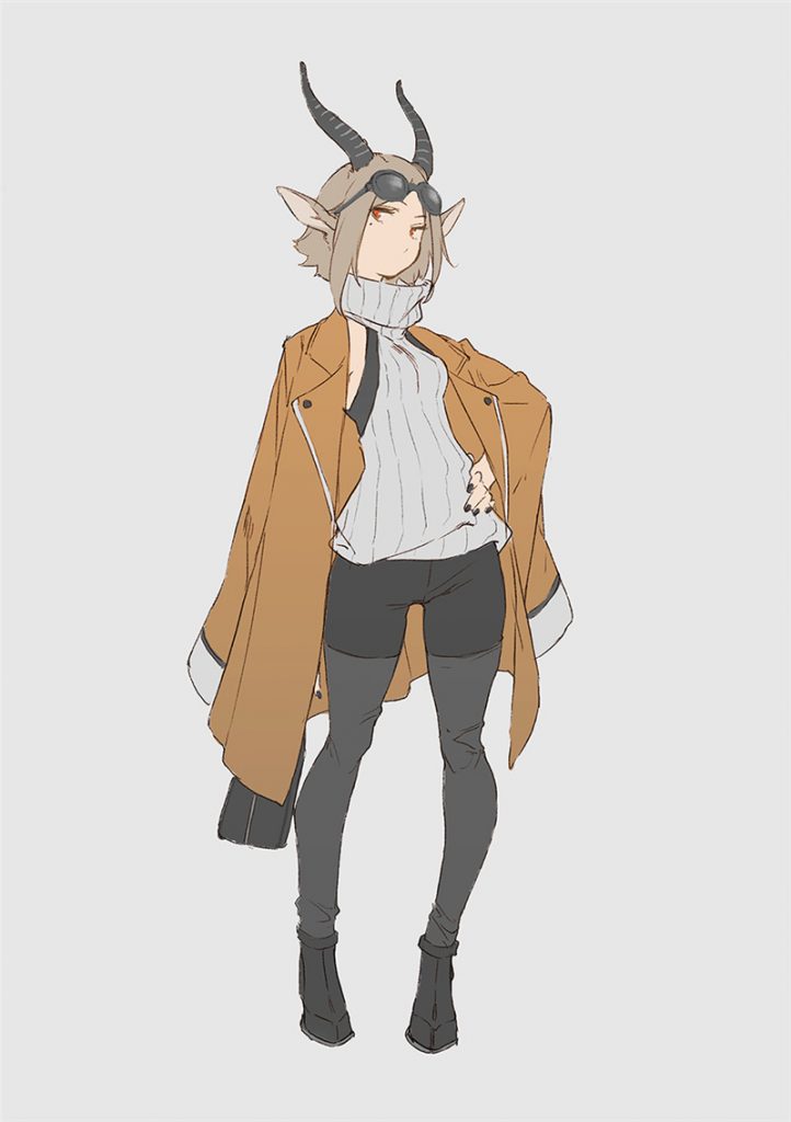 P站画师モグモ插画原画作品合集 运动人物姿势设计pid15909278