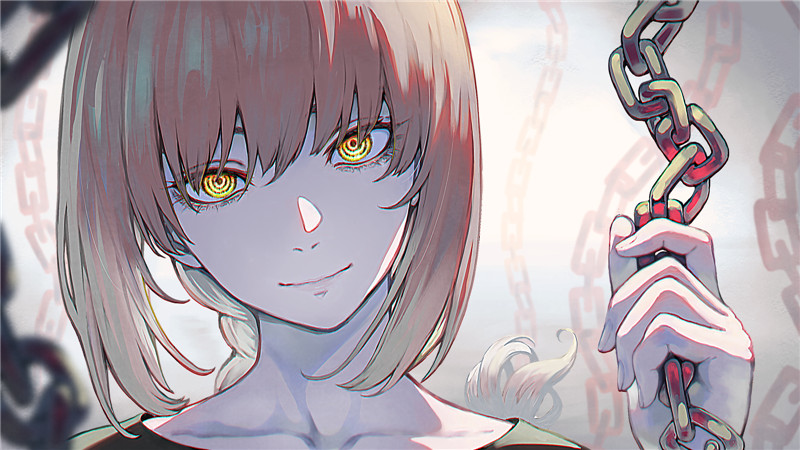 动漫电锯人壁纸图包原画插画素材P站同人图合集