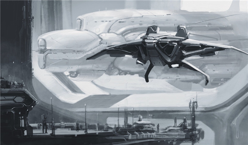美国设计师Colie Wertz各类机器人机甲飞行器原画设计