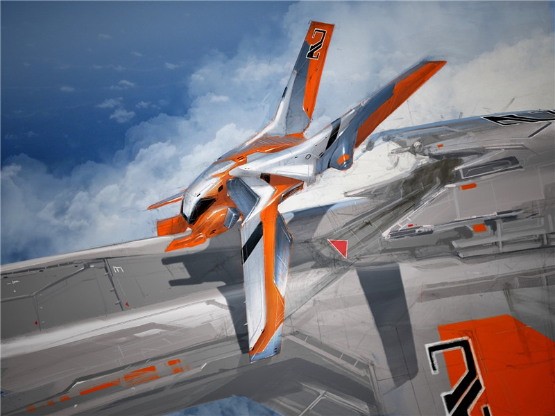 美国设计师Colie Wertz各类机器人机甲飞行器原画设计