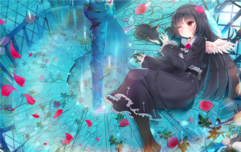 动漫俺妹壁纸图包原画插画素材P站同人图合集