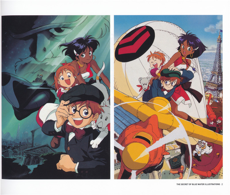 蓝宝石之谜动画原画人物设计线稿设定集