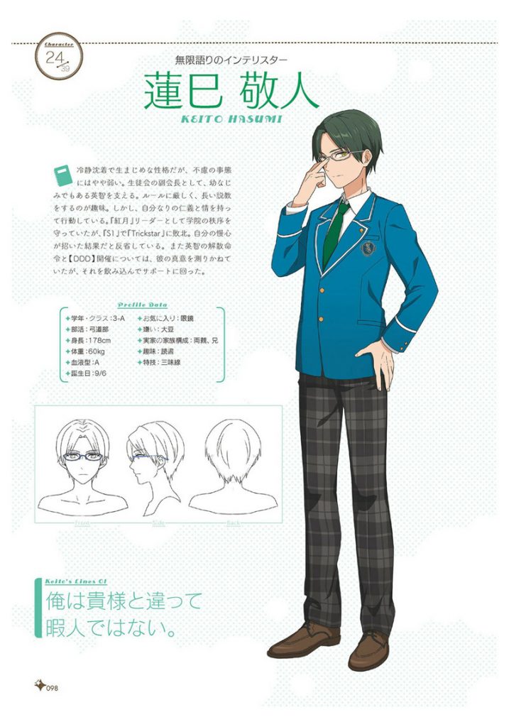 偶像梦幻祭设定资料集线稿画集