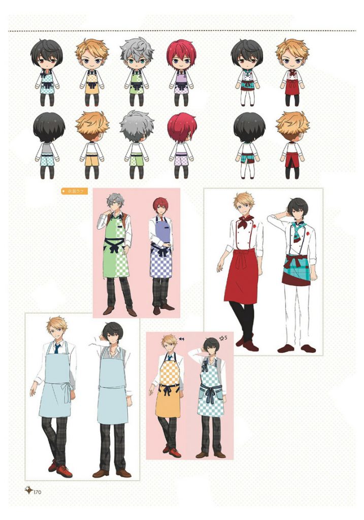 偶像梦幻祭设定资料集线稿画集