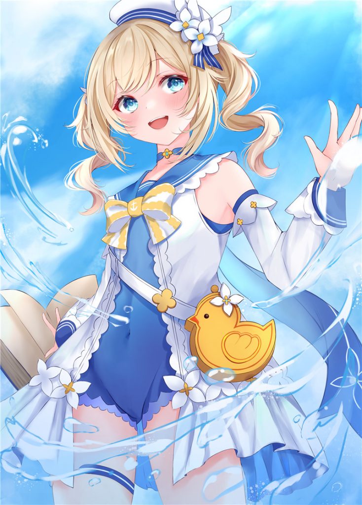 动漫泳装少女壁纸图包原画插画素材同人图合集vol.3