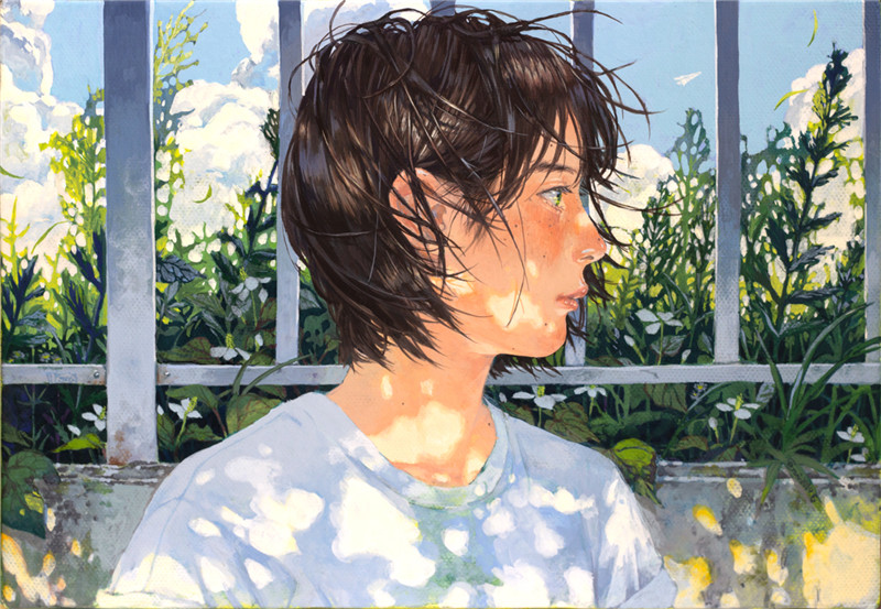 雀斑少女萌属性主题插画原画CG高清壁纸日系画集图片素材