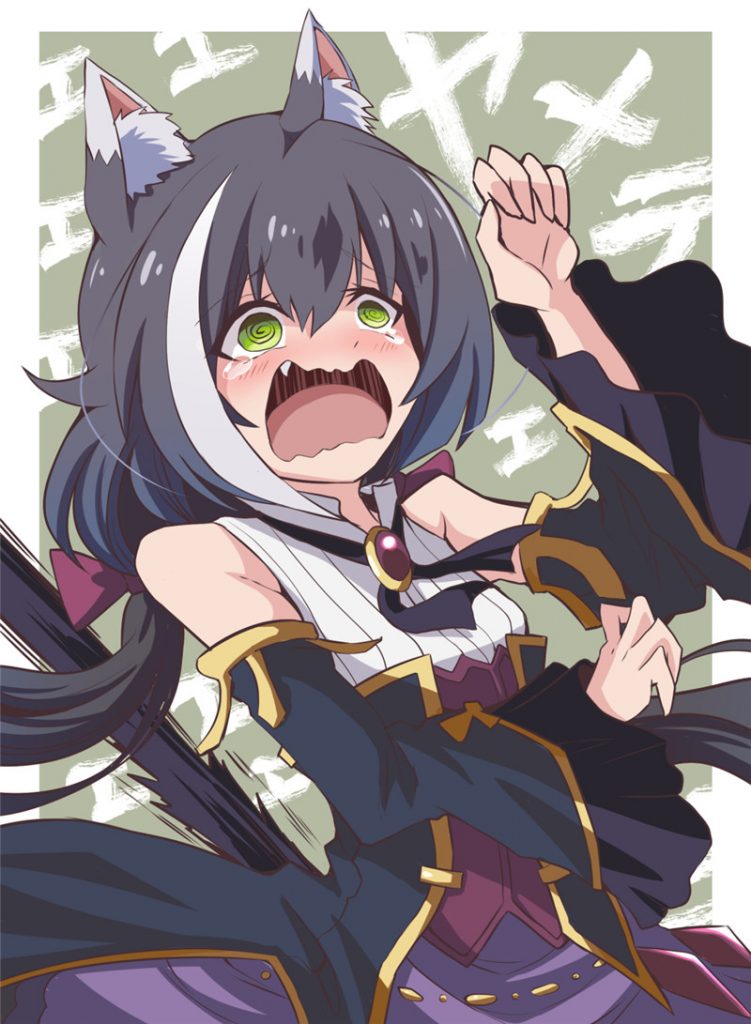 动漫二次元画集圈圈眼少女插画原画手机电脑壁纸图片素材美术资料