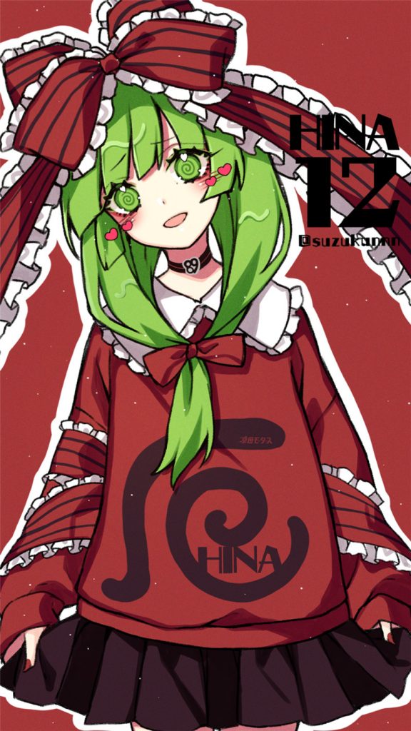 动漫二次元画集圈圈眼少女插画原画手机电脑壁纸图片素材美术资料