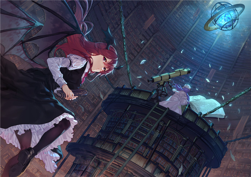 动漫二次元壁纸小恶魔属性人物少女图集原画插画图片素材美术资料