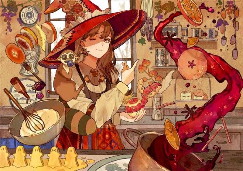 P站画师淵゛(id35406586)原画插画作品合集动漫高清壁纸