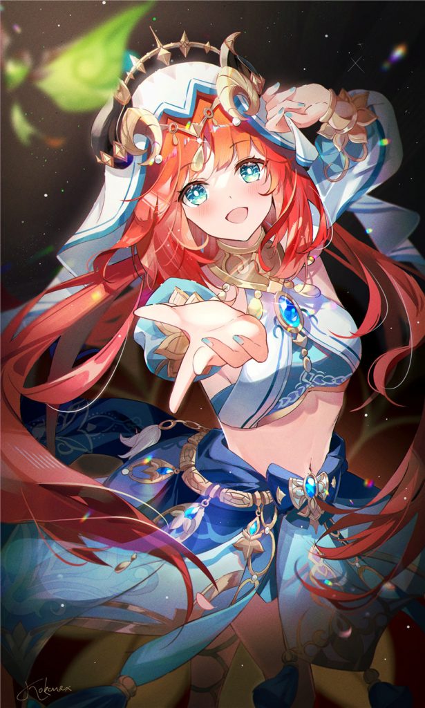 原神妮露人物图集高清壁纸pixiv插画原画图片素材CG绘画临摹资料