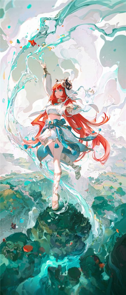 原神妮露人物图集高清壁纸pixiv插画原画图片素材CG绘画临摹资料