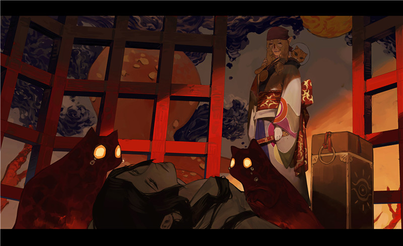 动漫怪化猫相关图集壁纸人物头像插画原画美术图片绘画参考素材