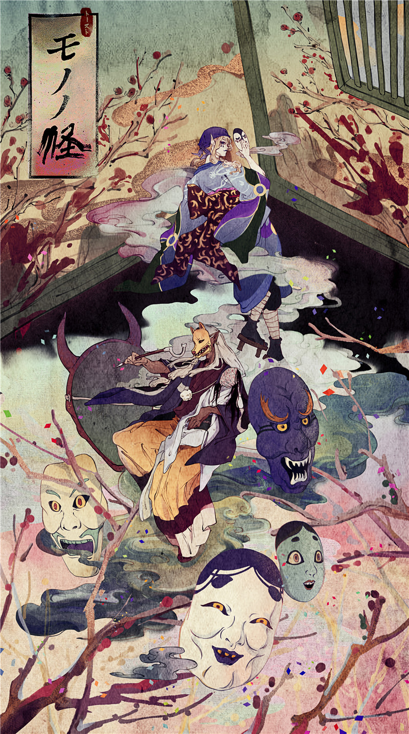 动漫怪化猫相关图集壁纸人物头像插画原画美术图片绘画参考素材