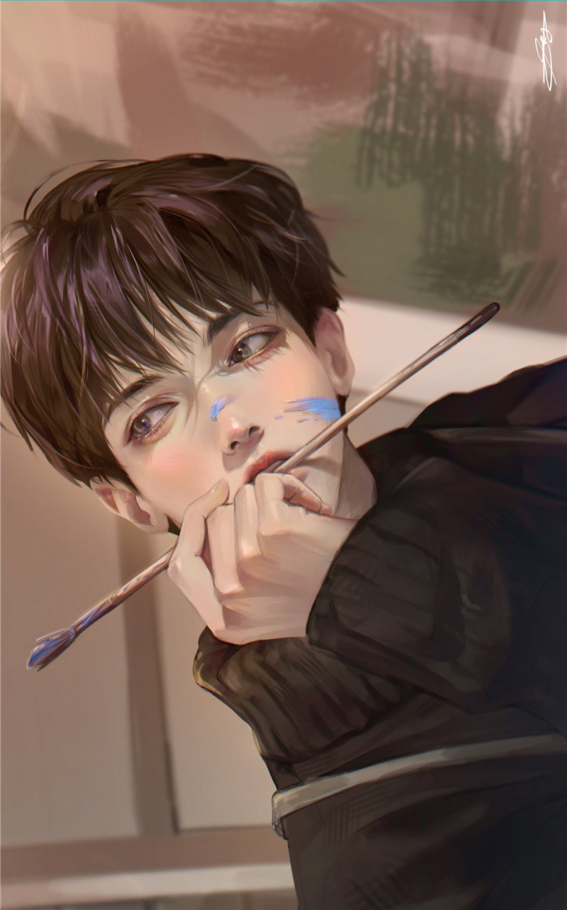 推特画师건망 KM@kun_mang_原画插画作品合集动漫高清壁纸