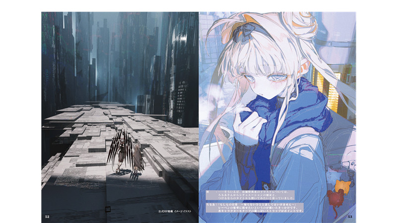 游戏恸哭奇机官方美术设定集4K超清画集人物角色设计参考图片素材