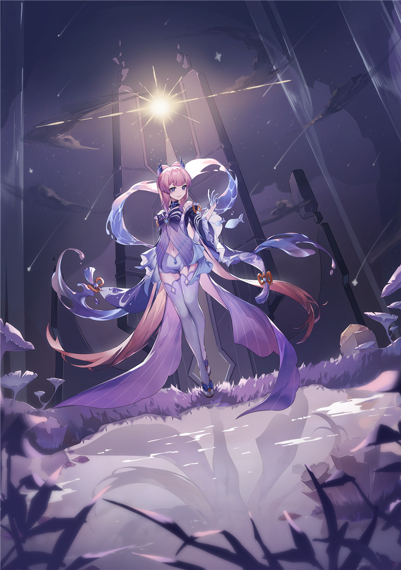 原神珊瑚宫心海图集高清壁纸原画插画游戏二创图片素材美术资料