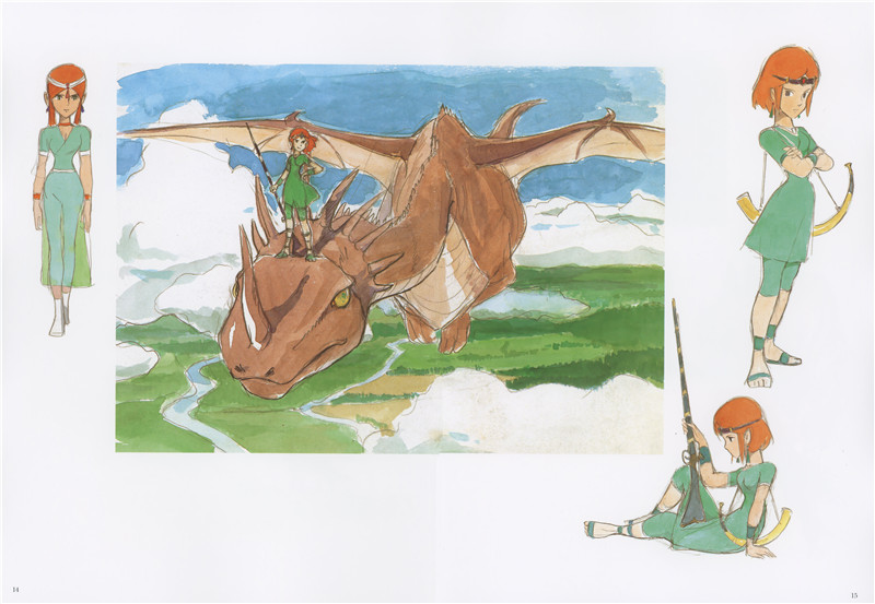 宫崎骏风之谷美术画集The Art of Nausicaa of the Valley of the Wind