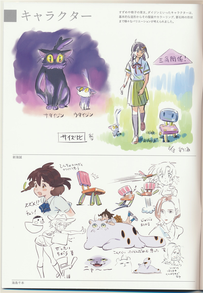 铃芽之旅设定画集-すずめの戸締まり Making Book