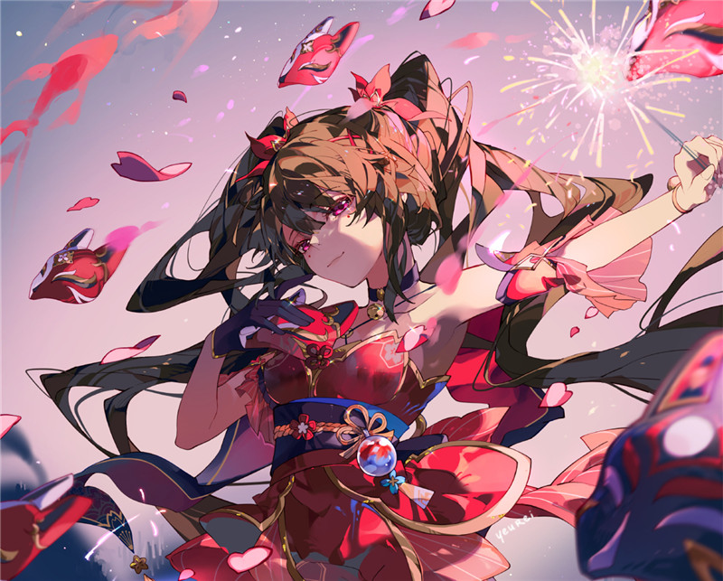 花火星穹铁道角色立绘高清壁纸海报2K4K画集原画插画美术图片素材