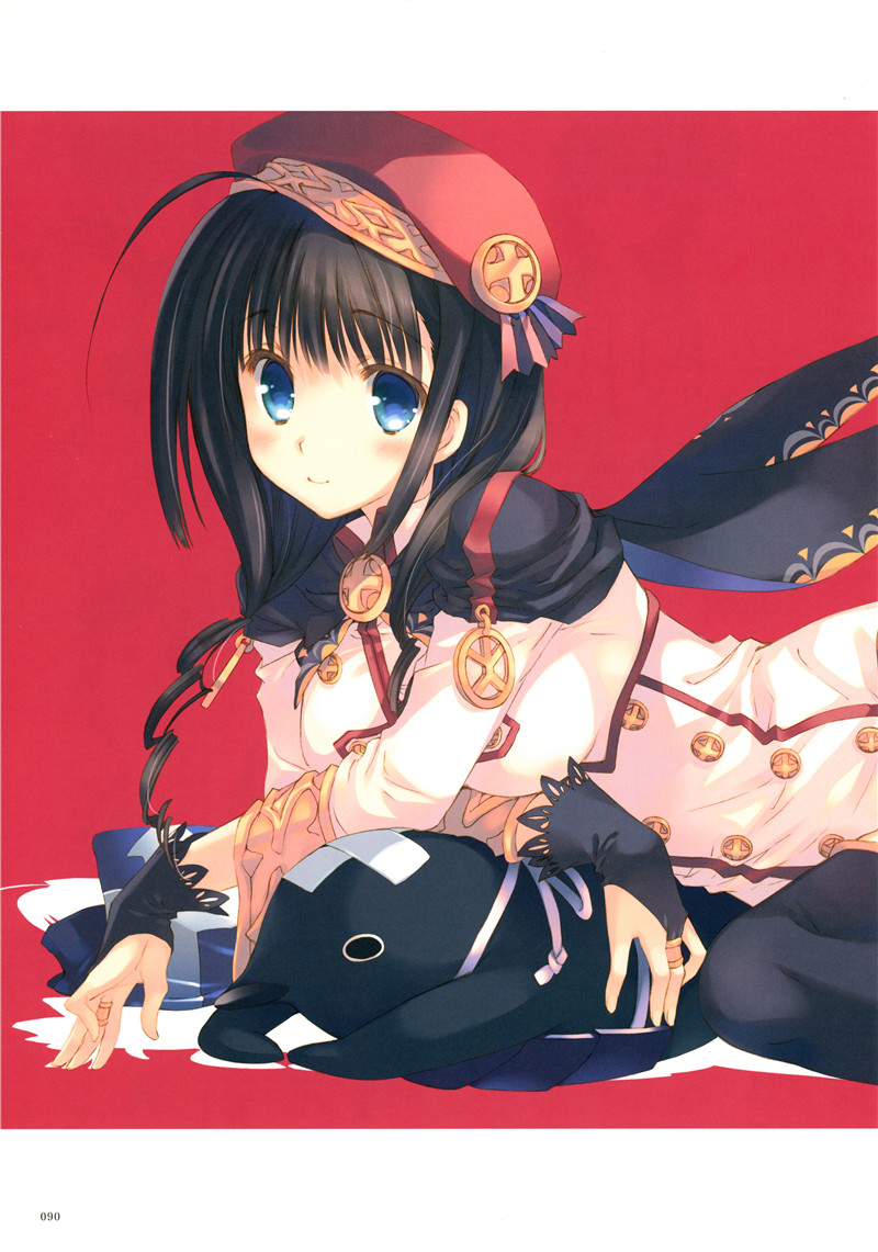 LEAF画师みつみ美里原画插画作品集画册画集图片素材美术绘画资料