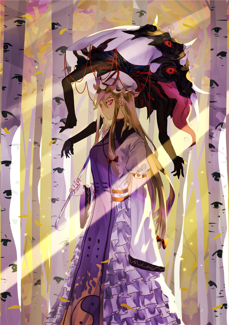 东方project系列人物八云紫p站图集原画插画高清壁纸画集图片素材(二期更新)