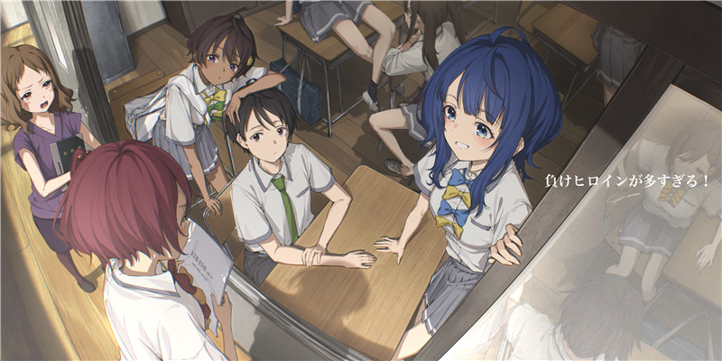 [537P-1.28G]动漫败犬女主太多了人物图集超清壁纸海报CG画集原画插画图片素材