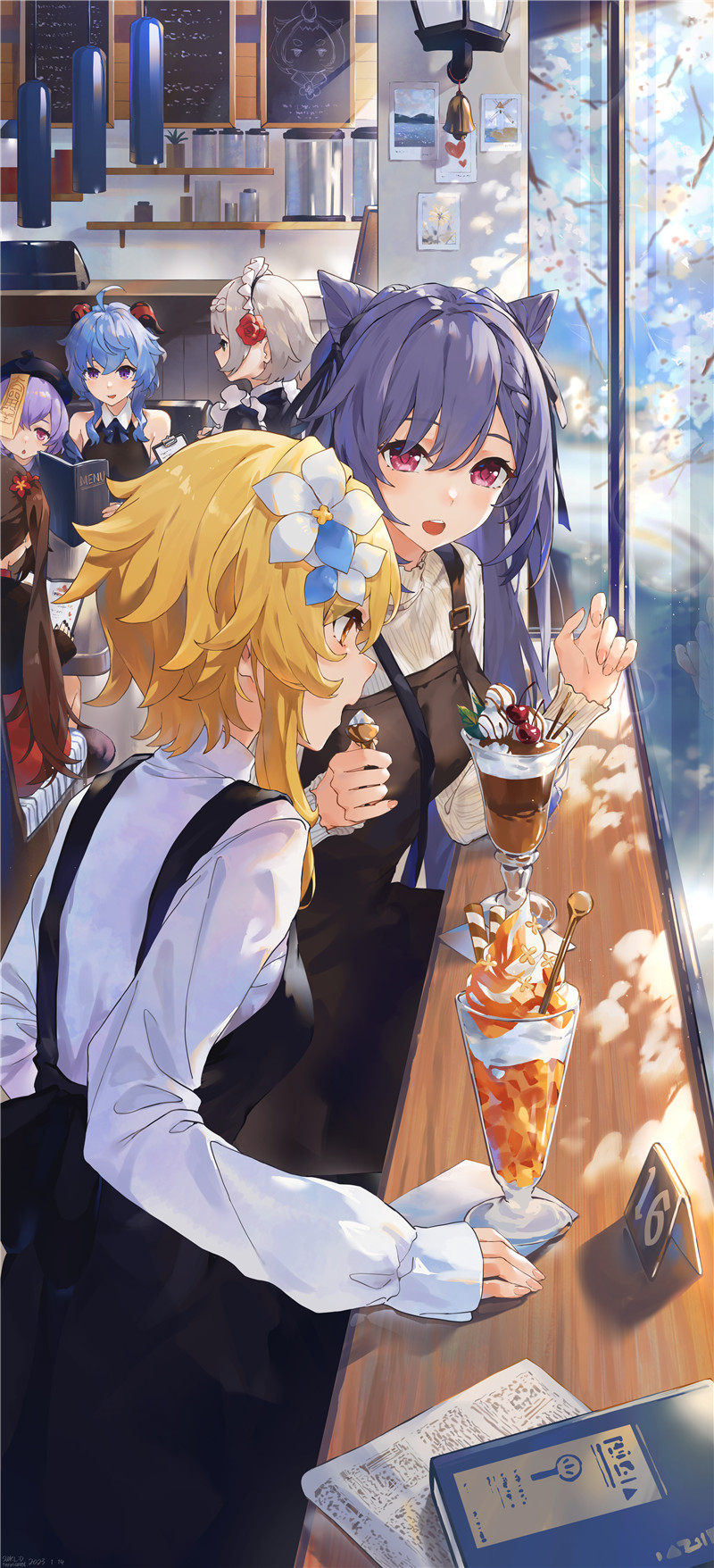 游戏原神角色荧p站pixiv图集4K8K高清壁纸原画插画CG美术图片素材(二期更新)[3388P-9.5G]