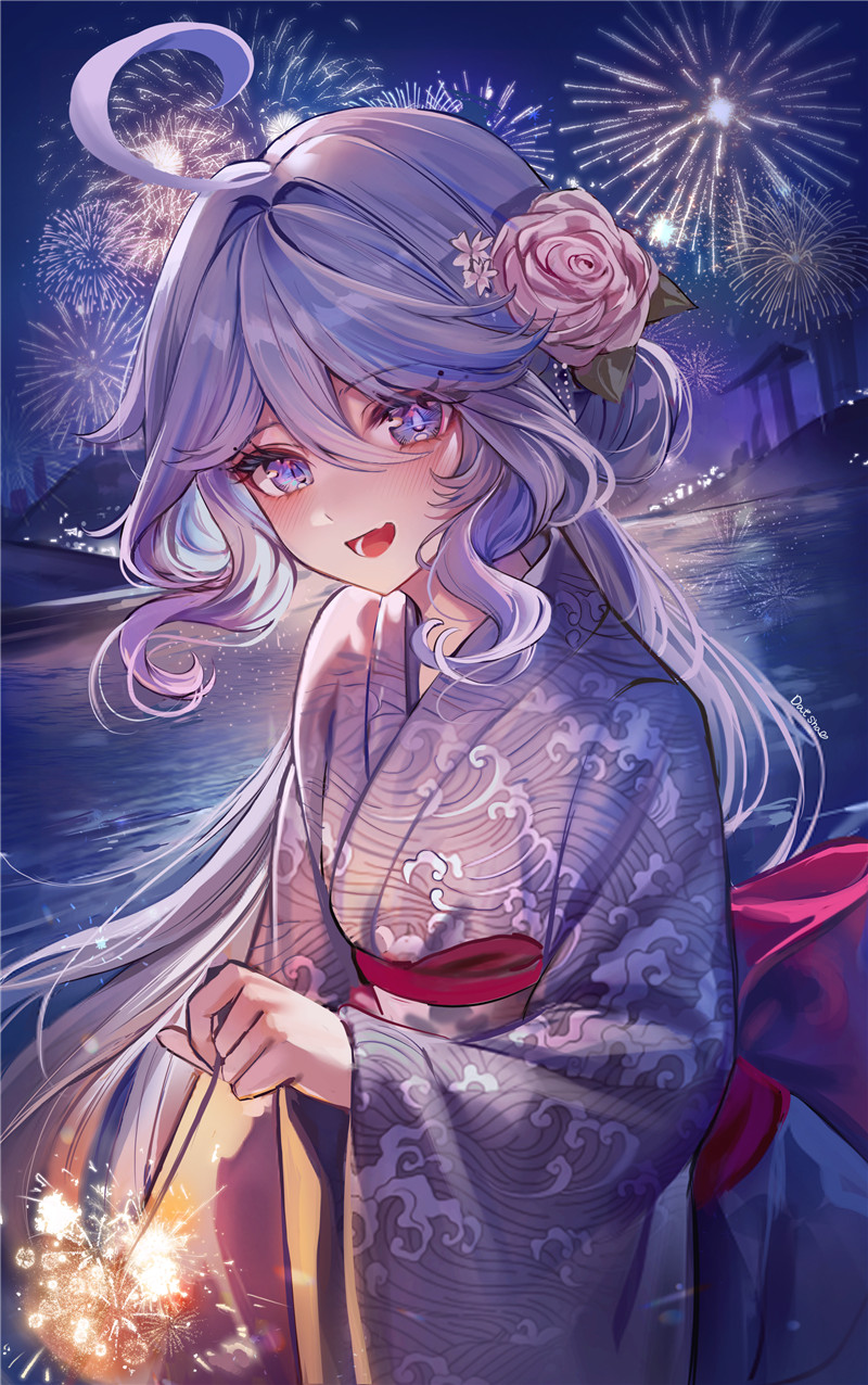 动漫二次元插画夏日浴衣少女主题图集原画壁纸CG图片素材美术资料(二期更新)[1948P-3.56G]