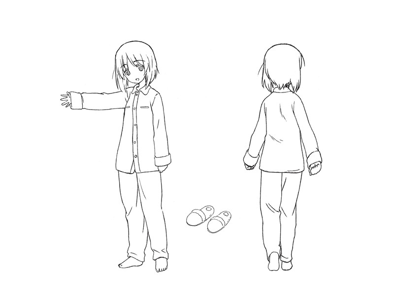 少女与战车设定集画集原稿线稿角色三视图战车设计参考图片素材[886P-1.41G]