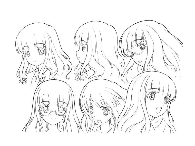 少女与战车设定集画集原稿线稿角色三视图战车设计参考图片素材[886P-1.41G]