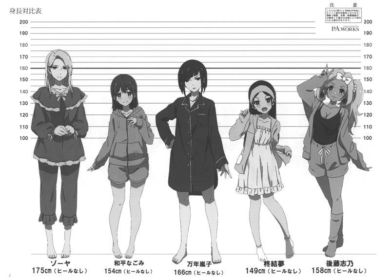 动漫秋叶原冥途战争设定集画集人物设计三视图原稿线稿图片素材[146P-665M]